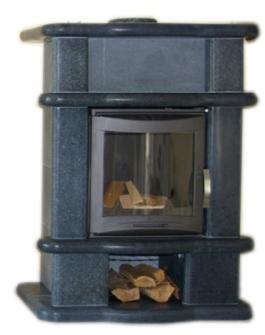 The Alpine, Hybrid soapstone stove